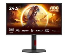 Žaidimų monitorius AOC Q25G4SR, 24.5" QHD (2560x1440) Fast IPS, 300Hz, 1ms, HDR, Adaptive Sync