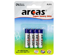 Arcas | AAA/R03 | Super Heavy Duty | 4 pc(s)
