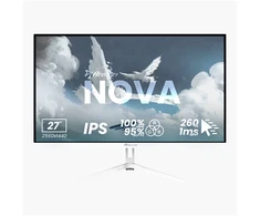 Monitorius Arozzi Nova | 27 " | IPS | QHD | 16:9 | 260 Hz | 1 ms | 2560 x 1440 pikselių | 350 cd/m² | HDMI jungtys quantity 2 | Baltas