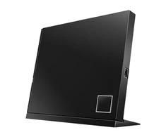 ASUS SBC-06D2X-U Išorinis plonas Blu-ray skaitymo diskas, Juodas, BDXL palaikymas, 6X Blu-ray skaitymo greitis, USB 2.0 Asus