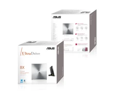 Asus | SDRW-08U5S-U | Sąsaja USB 2.0 | DVD±RW | CD skaitymo greitis 24 x | CD įrašymo greitis 24 x | Metalinis | Užrašų knygelė
