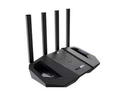 Asus Dual-band Gaming Maršrutizatorius | TUF-BE3600 | 802.11ax | 10/100/1000 Mbit/s | Ethernet LAN (RJ-45) jungtys 5 | Tinklelio palaikymas Taip | MU-MiMO Nr. | Nėra mobiliojo plačiajuosčio ryšio | Antenos tipas Išorinė | 1x USB 3.2 Gen 1
