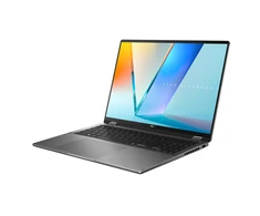 Nešiojamas kompiuteris Asus Vivobook 16 Flip TP3607SA-RJ033W | Matinis pilkas | 16" OLED jutiklinis ekranas | 3K 2880 x 1800 blizgus ekranas | Intel Core Ultra 7 256V | 16 GB LPDDR5X | SSD 1000 GB | Intel Arc Graphics | Windows 11 Home | US klaviatūra | Be rašiklio (įsigyti atskirai)