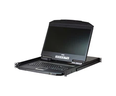 Aten | 8 prievadų PS/2-USB VGA vieno bėgio plačiaekranis LCD KVM jungiklis | CL3108NX-ATA-AG