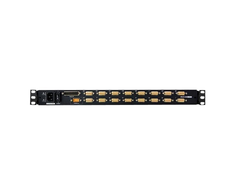 ATEN CL5716N-ATA-AG ATEN KVM 16 prievadų LCD 19 + klaviatūra + jutiklinė plokštė USB-PS/2