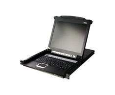 ATEN CL5716N-ATA-AG ATEN KVM 16 prievadų LCD 19 + klaviatūra + jutiklinė plokštė USB-PS/2