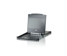 Aten CL6708MW 8 prievadų USB DVI vieno bėgio plačiaekranis LCD KVM jungiklis | Aten | KVM per IP jungiklis su Daisy-Chain prievadu ir USB periferiniu palaikymu | CL6708MW