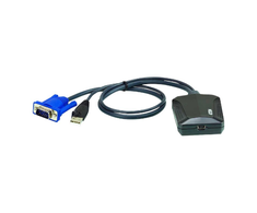 Aten | Nešiojamas kompiuteris USB KVM Console Crash Cart Adapteris IT Kit | CV211CP1 | 1 x USB Mini Type B Female, 1 x USB Type A Male, 1 x VGA Male (Mėlyna)