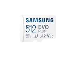 Atminties kortelė Samsung EVO PLUS microSDXC 512GB UHS-I U3