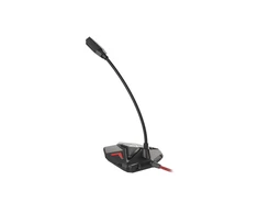 Natec Genesis | Gaming microphone | Radium 100 | Juodas ir raudona | USB 2.0