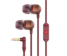 Ausinės Marley | Earbuds | Smile Jamaica | su laidu | į ausis įkišamos | Mikrofonas | Raudona