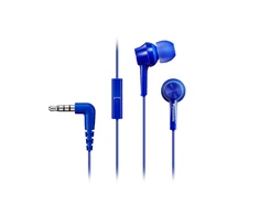 Į ausis įkišamos ausinės su mikrofonu Panasonic RP-TCM115E-A, Mėlynos