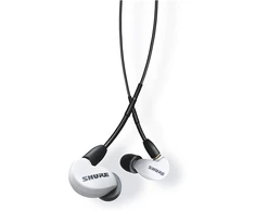Ausinės Shure Aonic 215 SE215, su mikrofonu, Baltos