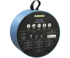 Ausinės Shure Aonic 215 SE215, su mikrofonu, Baltos