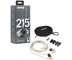 Shure SE215-K-EFS ausinės, juodos spalvos