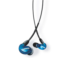 Ausinės Shure Aonic 215 SE215, su mikrofonu, Mėlynos