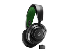 Belaidės ausinės su mikrofonu SteelSeries Arctis Nova 7X Over-Ear, Juodos/Žalios spalvos