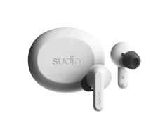 Ausinės Sudio Earbuds | A3 Pro | Bluetooth | į ausis įkišamos | Mikrofonas | Fog Baltas | Noise canceling | Belaidės