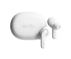 Ausinės Sudio Earbuds | E4 Pro | Bluetooth | į ausis įkišamos | Mikrofonas | Cloud Baltas | Noise canceling | Noise reduction | Belaidės
