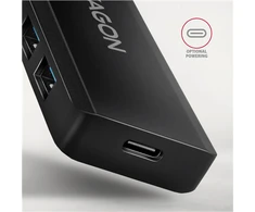 AXAGON Travel keturių prievadų USB-A 5Gbps šakotuvas | HUE-C1A