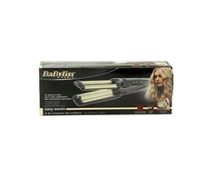 BABYLISS Hair Suktukas C260E Easy wave plaukų garbanojimo geležis Keraminė šildymo sistema, Statinės skersmuo 15 mm, Temperatūra (min) 160 °C, Temperatūra (maks.) 200 °C, Šildymo lygių skaičius 3, 60 W, Juodas, Taip, Taip
