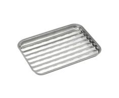 Barbecook | Reusable stainless steel grill pan, 34.5 x 24 x 3 cm | BC-ACC-7079