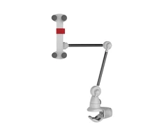 Laikiklis Barkan Portable, Foldable-Arm, Multi-Position Išmanusis telefonas &amp; Planšetė Mount T580 Other, Full motion, 4-12 ", Baltas