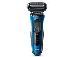 Braun | Shaver | 61-B1500s | Operating time (max) 50 min | Wet &amp; Dry | Mėlyna/Juodas