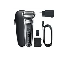 Barzdaskutė Braun | Shaver | 71-S1000s | Operating time (max) 50 min | Wet &amp; Dry | Sidabrinis/Juodas