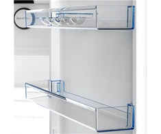 BEKO Šaldytuvas | B5RCNA405HXBR1 | Energy efficiency class D | Free standing | Combi | Height 203.5 cm | No Frost system | Šaldytuvas net capacity 249 L | Šaldiklis net capacity 106 L | Ekranas | 36 dB | Juodas