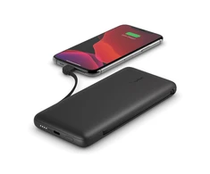 Belkinas | BOOST CHARGE Plus Power Bank | 10000 mAh | Integruoti LTG ir USB-C laidai | Juodas