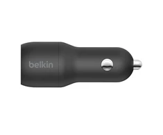 Belkin Dual USB-A automobilinis įkroviklis 24W BOOST CHARGE Juodas