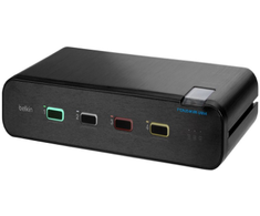 „Belkin Universal“ 2 kartos saugus KVM jungiklis, 4 prievadų, dviejų galvučių, be CAC