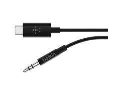 Belkin USB-C iki 3,5 mm garso kabelis, 0,9 m F7U079bt03-BLK