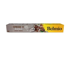 Belmoca Belmio Sleeve Espresso Extra Dark Roast Kavos kapsulės Nespresso kavos aparatams, 10 kapsulių, Kavos stiprumas 12/12, 100 % Arabica, 52 g