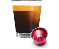 Belmoca Belmio Sleeve Lungo Forte Kavos kapsulės Nespresso kavos aparatams, 10 kapsulių, Kavos stiprumas 8/12, 100 % Arabica, 52 g