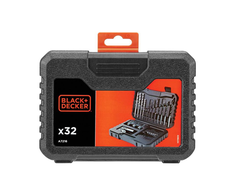 Black &amp; Decker Juodas &amp; Decker Juodas ir DECKER | 32 dalių gręžimo ir atsukimo rinkinys | A7216-XJ