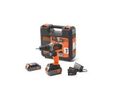 Akumuliatorinis gręžtuvas Black&amp;Decker BCD003MEM2K-QW,18V, 2x2,5Ah