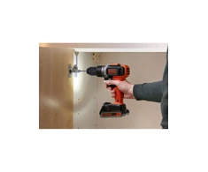 Akumuliatorinis gręžtuvas Black&amp;Decker BCD003MEM2K-QW,18V, 2x2,5Ah