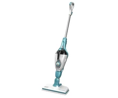 Black &amp; Decker Juodas &amp; DECKER Steam cleaner | FSMH1321-QS | Power 1300 W | Steam pressure 2.5 bar | Vanduo tank capacity 0.5 L | Baltas/Aqua