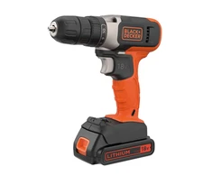 Black &amp; Decker Akumuliatorinis gręžtuvas-suktuvas BCD001C1-QW, 18V, 1x1,5 Ah