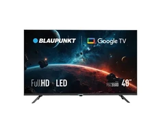 Televizorius Union Distribution Sro Blaupunkt | LED TV | 40FGC5501S | 1920 x 1080 | Smart TV | Google TV | Juodas