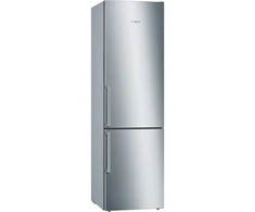 Bosch KGE398IBP Serija 6, Laisvai statomas šaldytuvas-šaldiklis su šaldiklio skyriumi apačioje, 201 x 60 cm, Šlifuotas plienas, atsparus pirštų atspaudams
