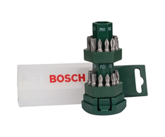 Grąžtas Bosch atsuktuvo antgalių rinkinys 25 vnt.