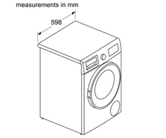 Skalbimo mašina Skalbyklė-džiovyklė Bosch WNA134L0SN , 8/5kg.