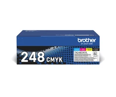 BROTHER TN248VAL TONER PACK Juodas+CMY 1000P