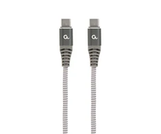 GEMBIRD CC-USB2B-CMCM100-1.5M 100W Type-C maitinimo laidas PD aukščiausios kokybės įkrovimo duomenų kabelis 1.5m