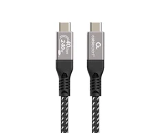 Cablexpert Gembird CCBP-USB4-CMCM240-0.5M Premium USB4 Type-C charging and data cable, 40 Gbps, 240 W, 0.5m