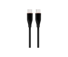Gembird Cablexpert | Aukščiausios kokybės silicio C tipo maitinimo (PD) įkrovimo ir duomenų kabelis, 1,5 m | CC-USB2S-CMCM-1.5M-BK