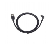 Gembird Cablexpert USB A - MicroUSB B, 1,8 m kampinis mikro-USB laidas, USB A, Micro-USB B, 1,8 m, Juodas